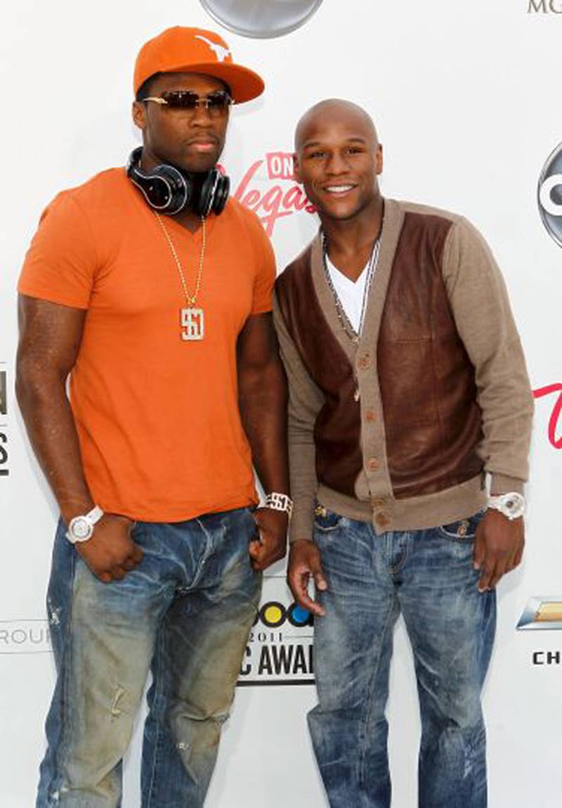 El rapero 50 Cent se burla de Floyd Mayweather con foto