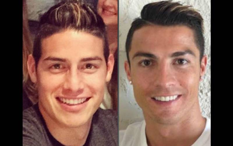 FOTOS: ¡Como Cristiano Ronaldo! El nuevo peinado de James Rodríguez –  Publimetro Colombia