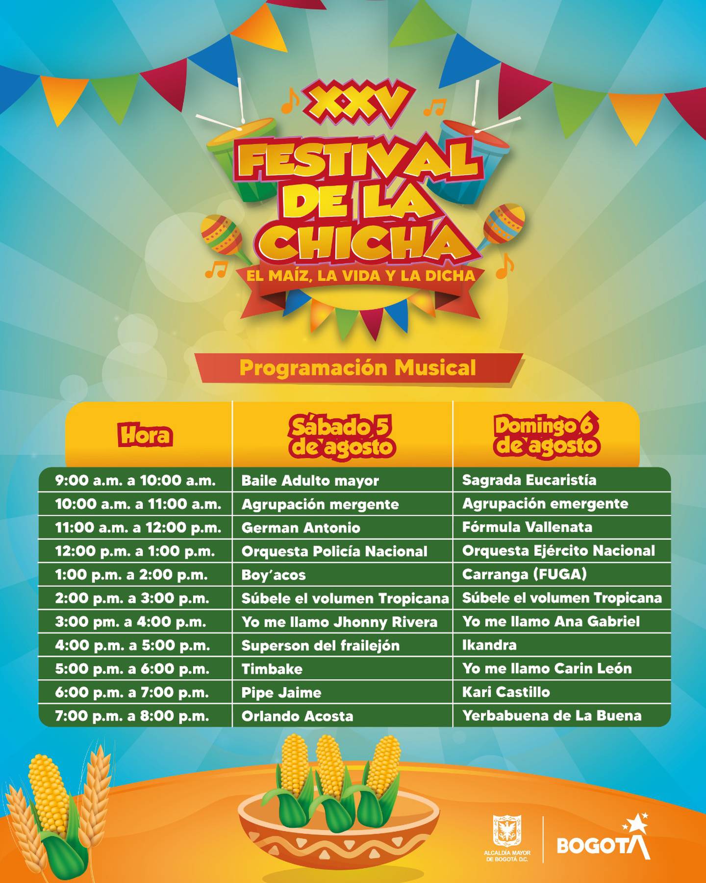 Festival de la Chicha se hará nuevamente en Bogotá los próximo 5 y 6 de