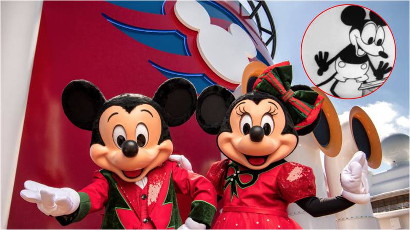 Minnie Recibe un Regalo de Mickey Mouse 