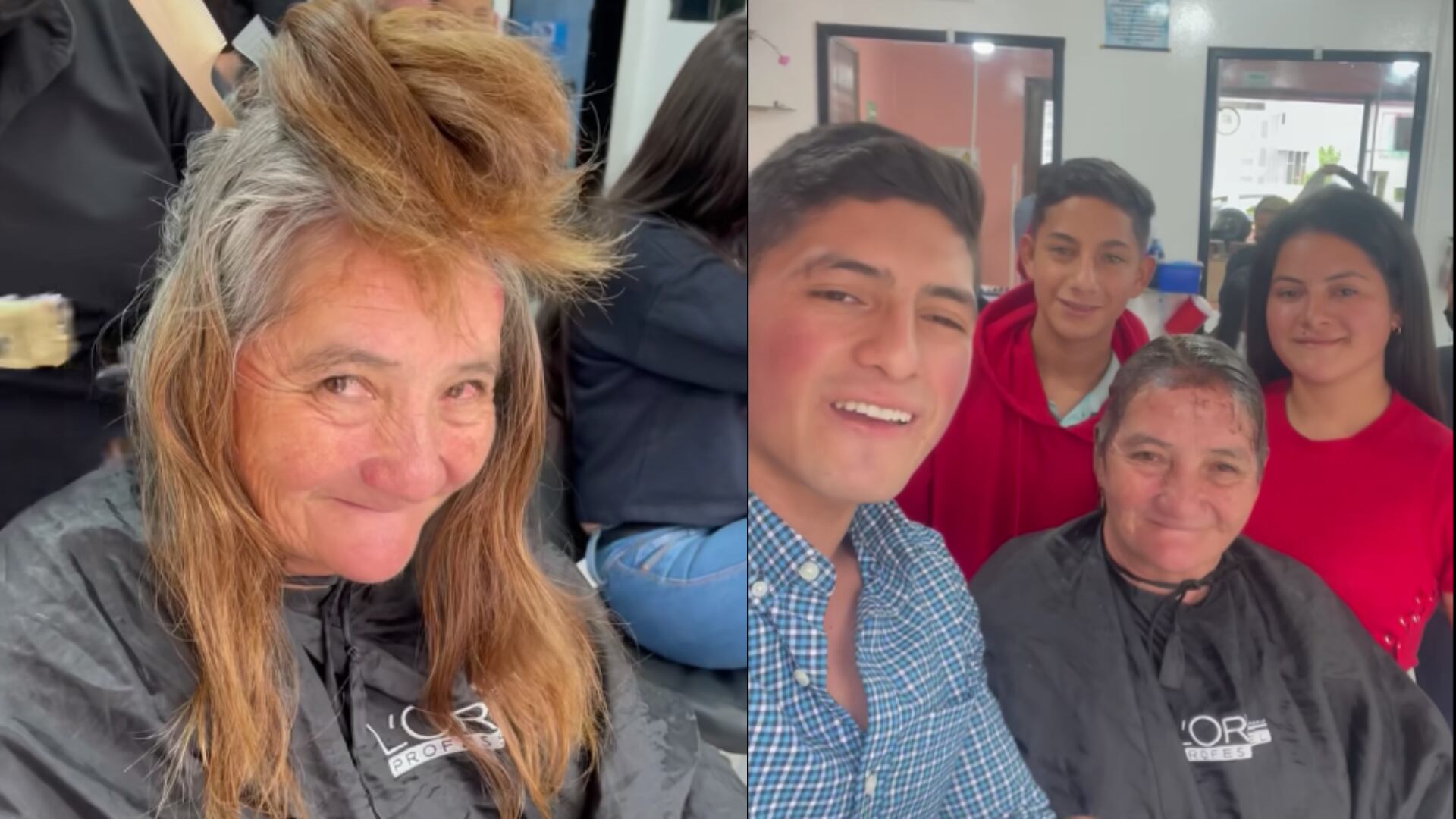 Los Escachaítos le cambiaron el look y consintieron a su mamá en su día –  Publimetro Colombia