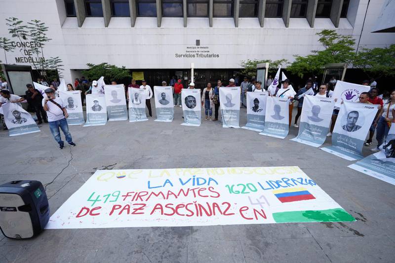 Duelo Colectivo Por Firmantes De Paz Y Líderes Sociales Asesinados Publimetro Colombia 7164