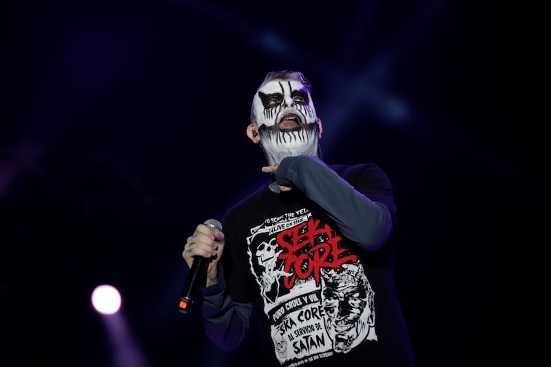 Sekta Core!, de México, durante su presentación en Rock al Parque 2022 en Bogotá.