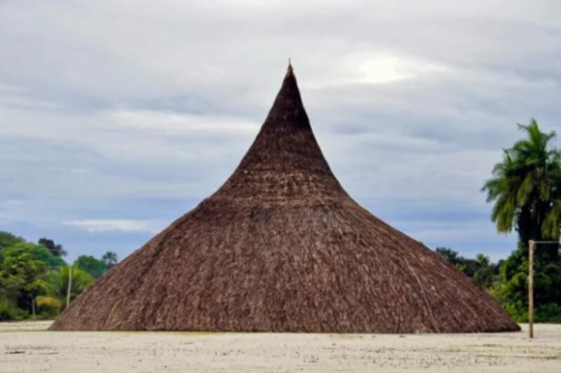 Casa tradicional Piaroa.