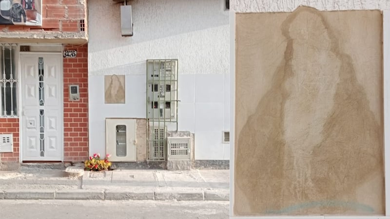 Aparición de la Virgen María en el barrio San Miguel de la localidad de Bosa.