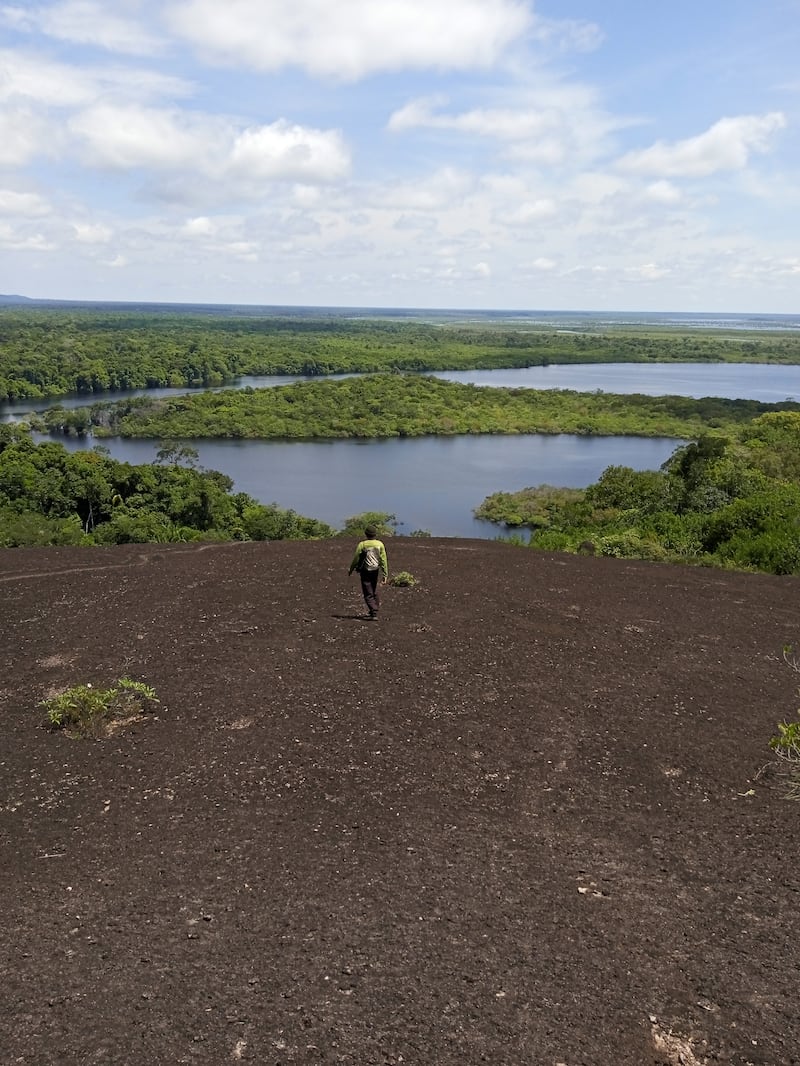 Capitán de Sarrapia en el cerro El Mirador.