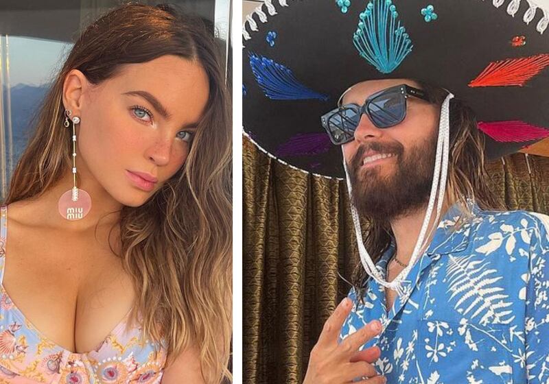 Belinda vuelve a ser protagonista de memes, por su amistad con el popular cantante.