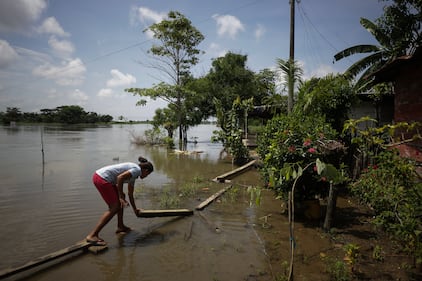 Ciénaga de Ayapel, en Córdoba, zona que hace parte del sistema hídrico de La Mojana, al norte de Colombia.