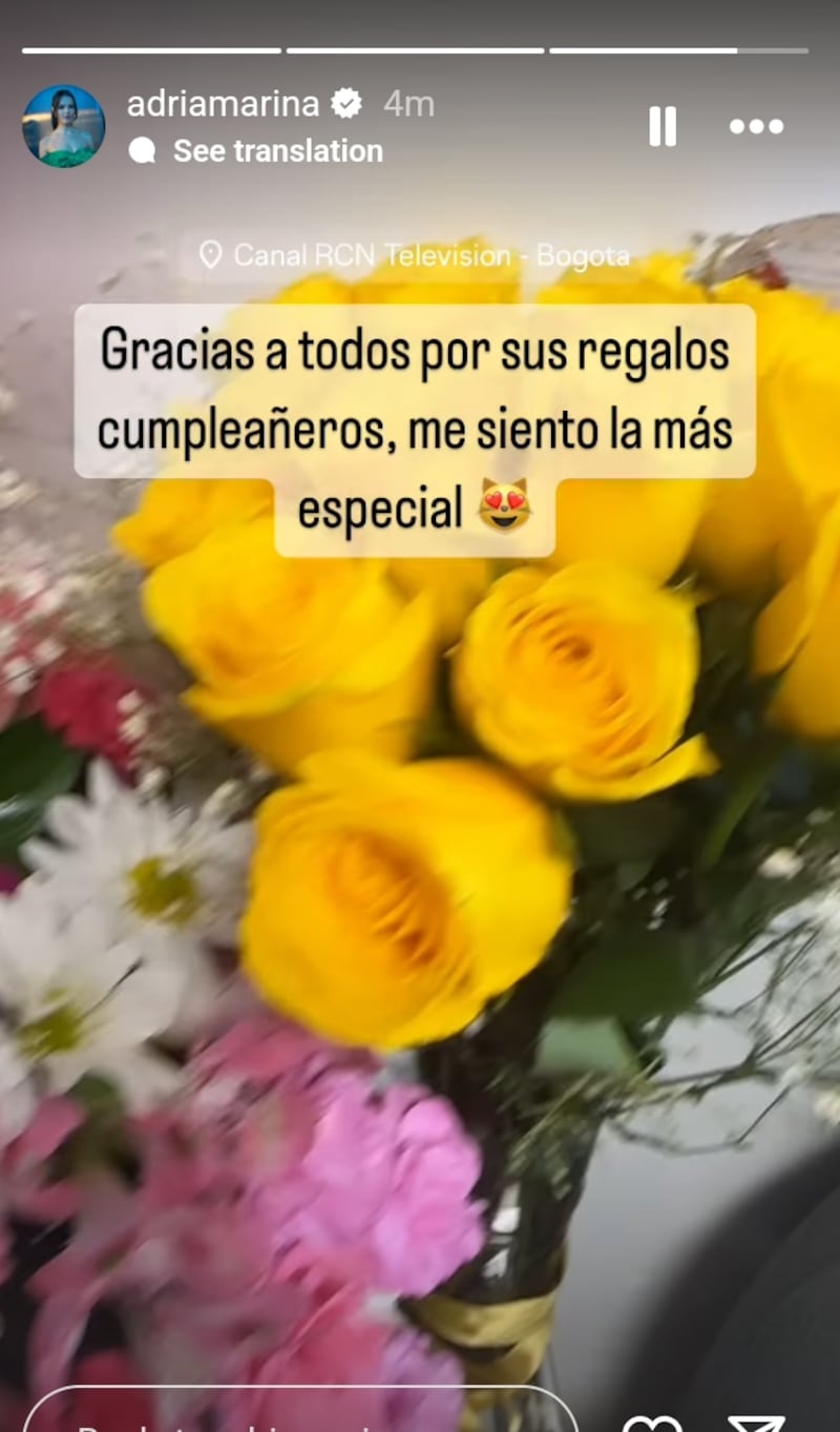 Adria Marina jurado de ‘MasterChef’ está de cumpleaños y este fue el regalo de sus compañeros