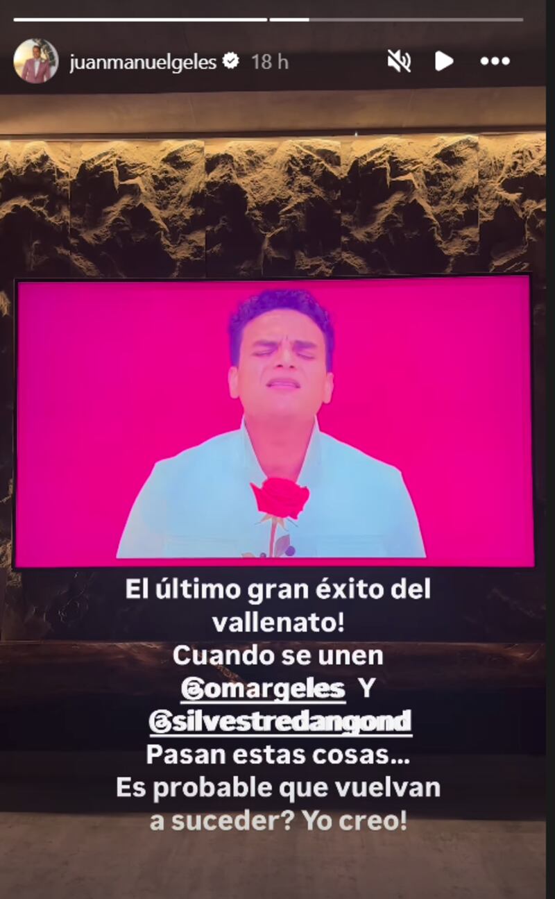 Hermano de Omar Geles, aseguró que él y Silvestre Dangond son dueños del último éxito que ha tenido el vallenato