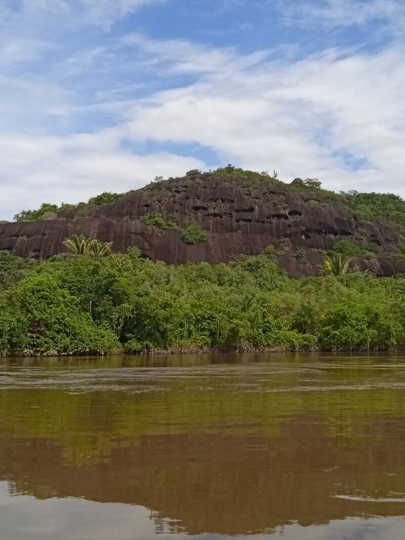 Cerro El Mirador en la reserva Matavén.