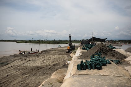 Ciénaga de Ayapel, en Córdoba, zona que hace parte del sistema hídrico de La Mojana, al norte de Colombia.