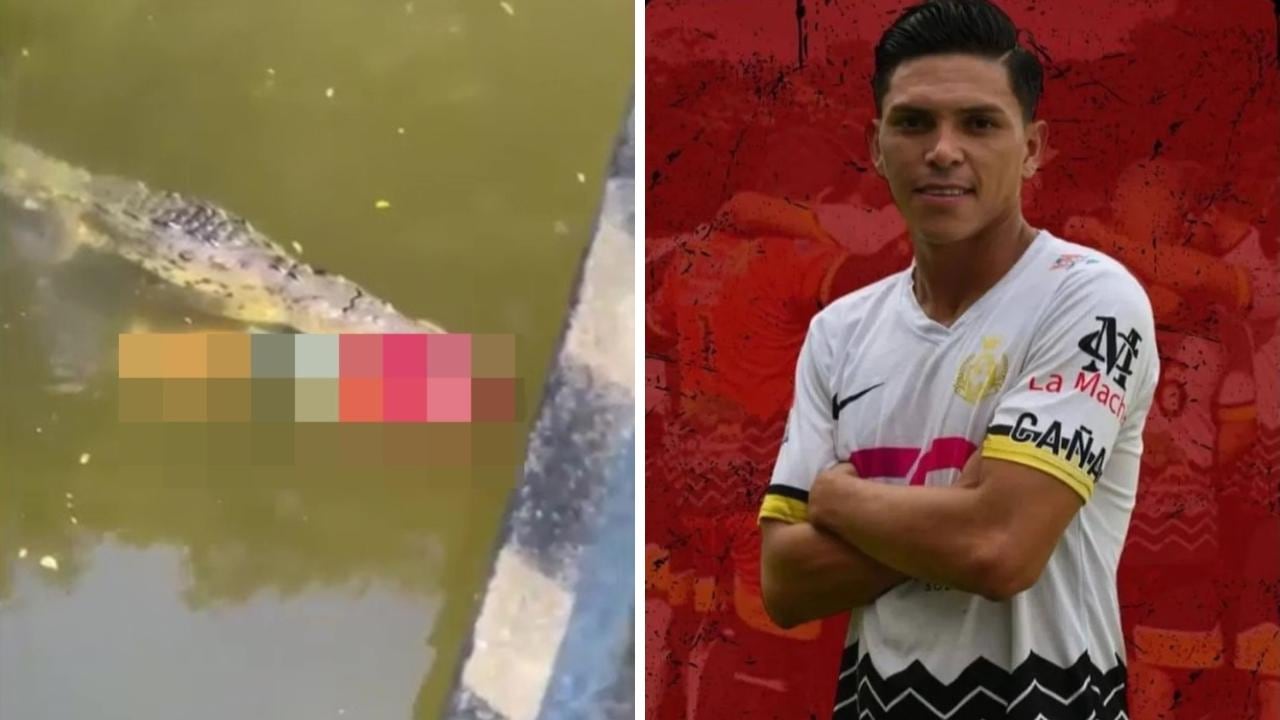 El futbolista Jesús Alberto López falleció al sufrir impactante ataque de un cocodrilo