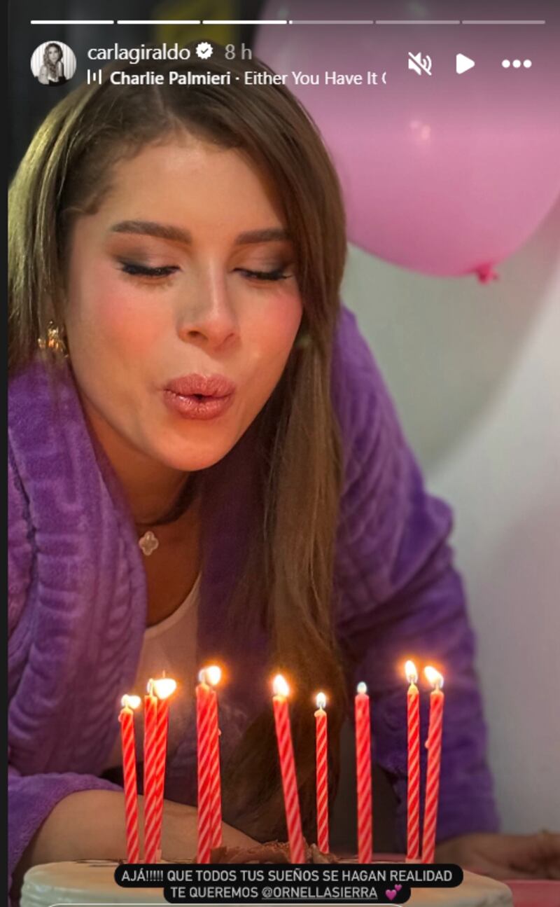 Carla Giraldo sorprendió a Ornella Sierra con hermoso regalo de cumpleaños