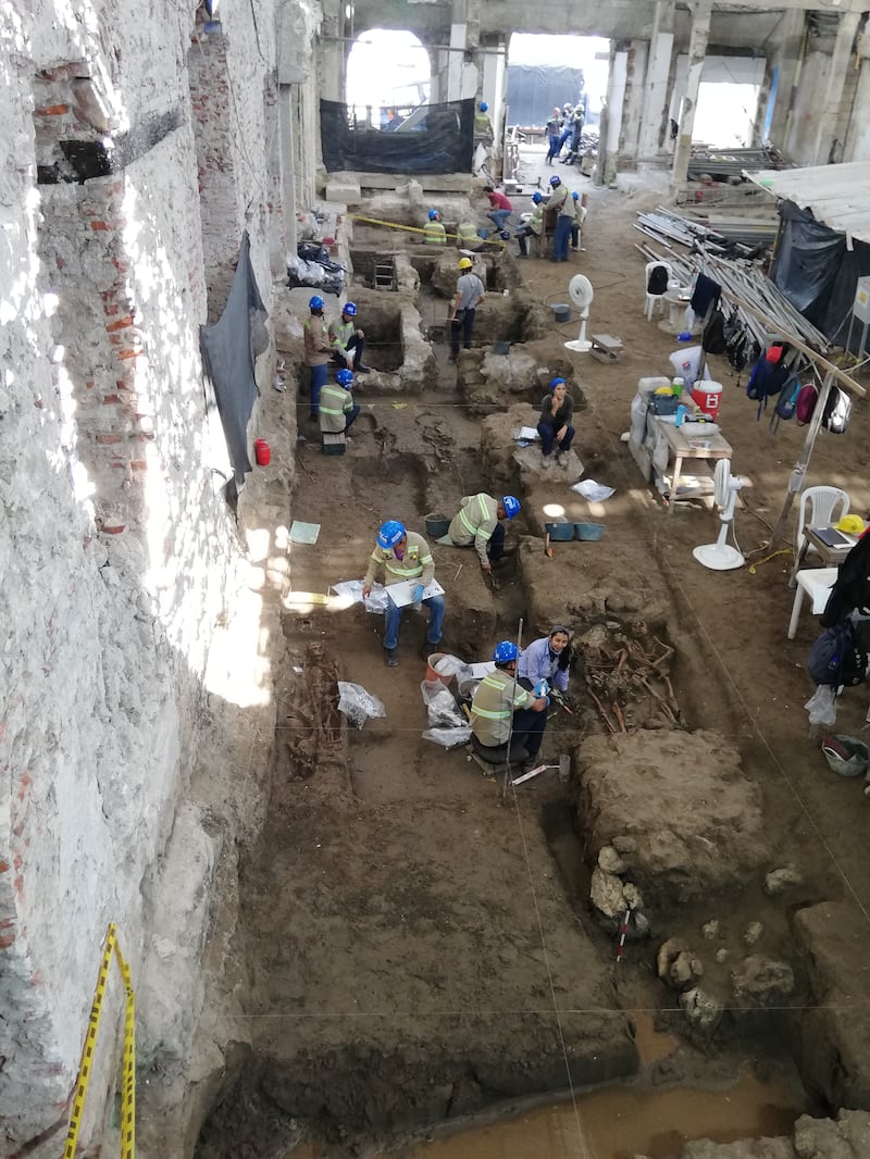 Excavaciones del Claustro de San Francisco.