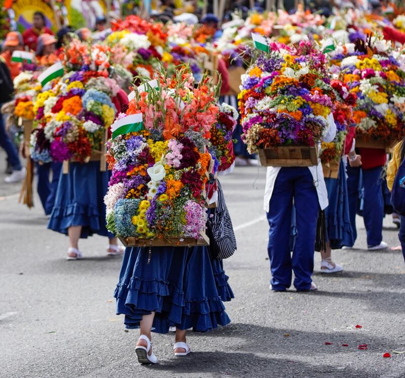 Así se vivió el desfile de Silleteros en la Feria de las Flores.