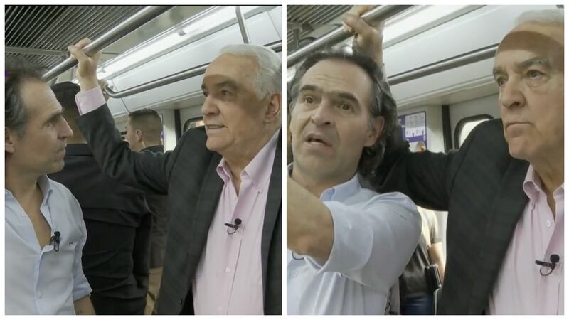 Yo José Gabriel montando Metro, entrevista a Fico