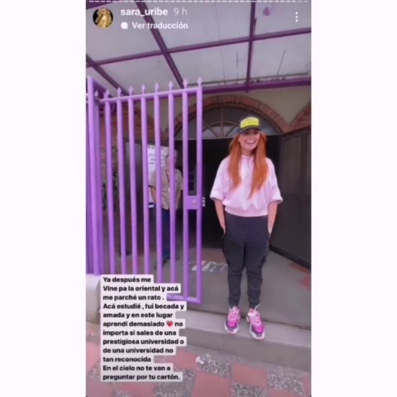 Sara Uribe en un viaje por el carril de los recuerdos