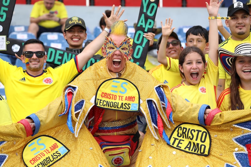 Así está el ambiente en el Metropolitano en el partido de la Selección Colombia contra Argentina.