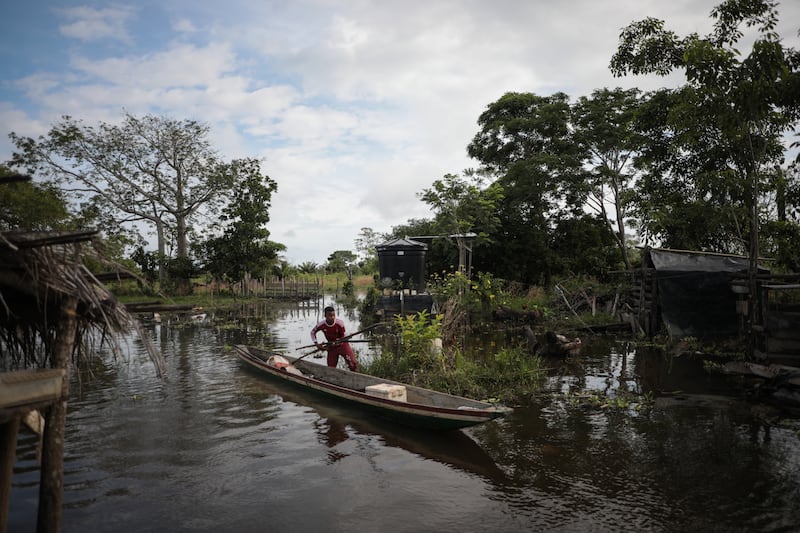 Ciénaga de Ayapel, en Córdoba, zona que hace parte del sistema hídrico de La Mojana, al norte de Colombia.