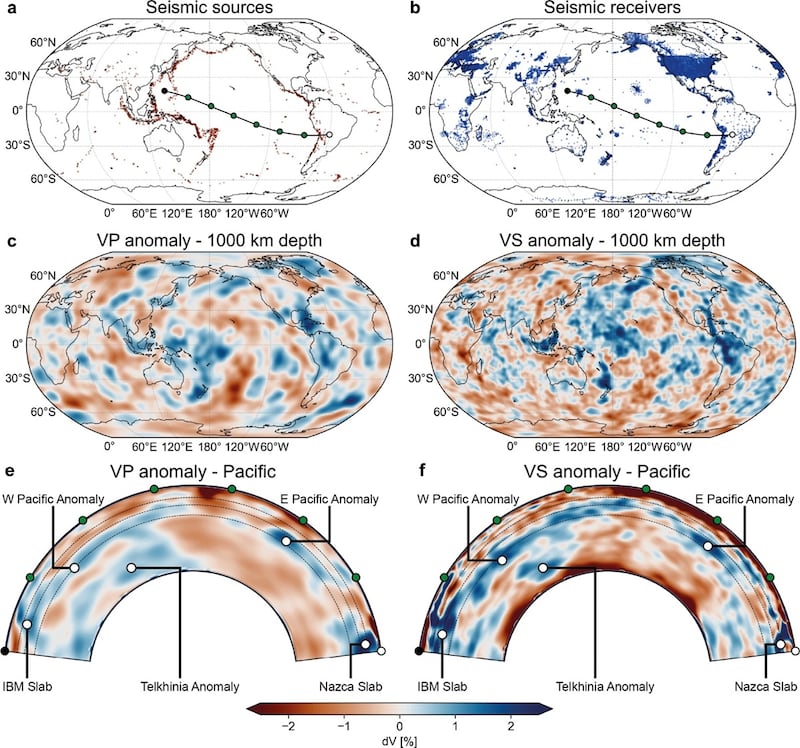 Ondas sísmicas - ETH Zurich and the California Institute of Technology