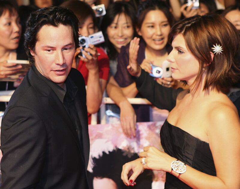 Keanu Reeves y Sandra Bullock