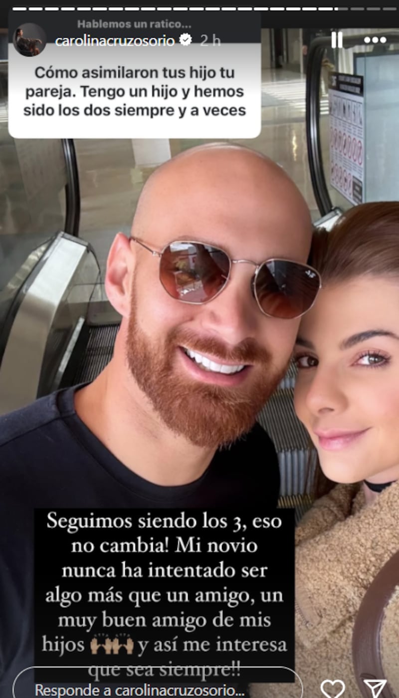 Carolina Cruz le respondió a quienes creen que su novio quiere reemplazar a Lincoln como padre de sus hijos