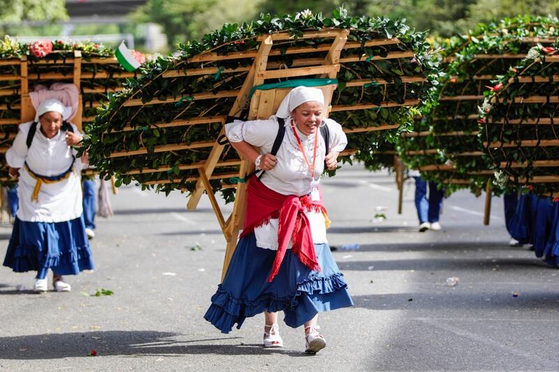 Así se vivió el desfile de Silleteros en la Feria de las Flores.