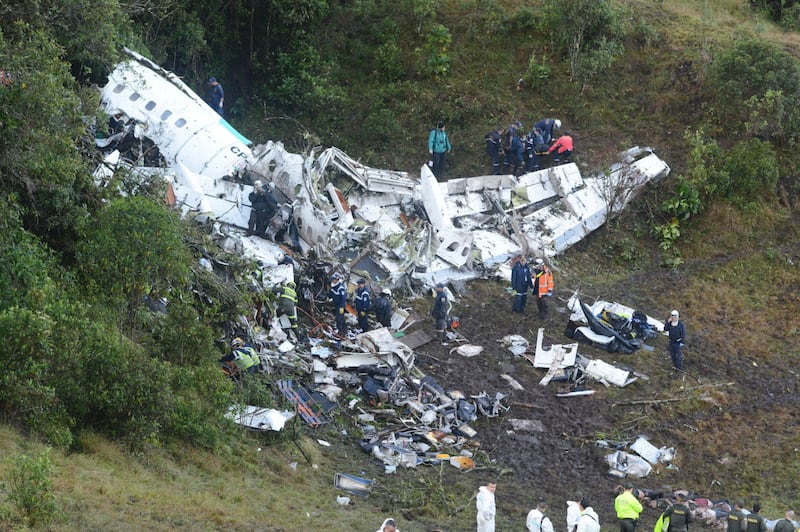 caso del avión de Lamia