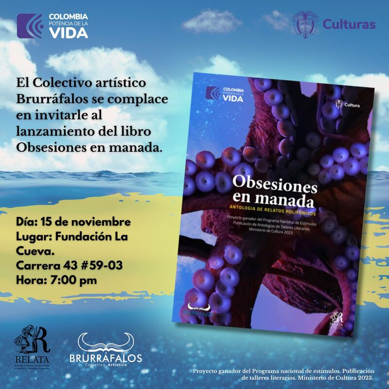 Escritores barranquilleros lanzan libro ‘Obsesiones en manada’.