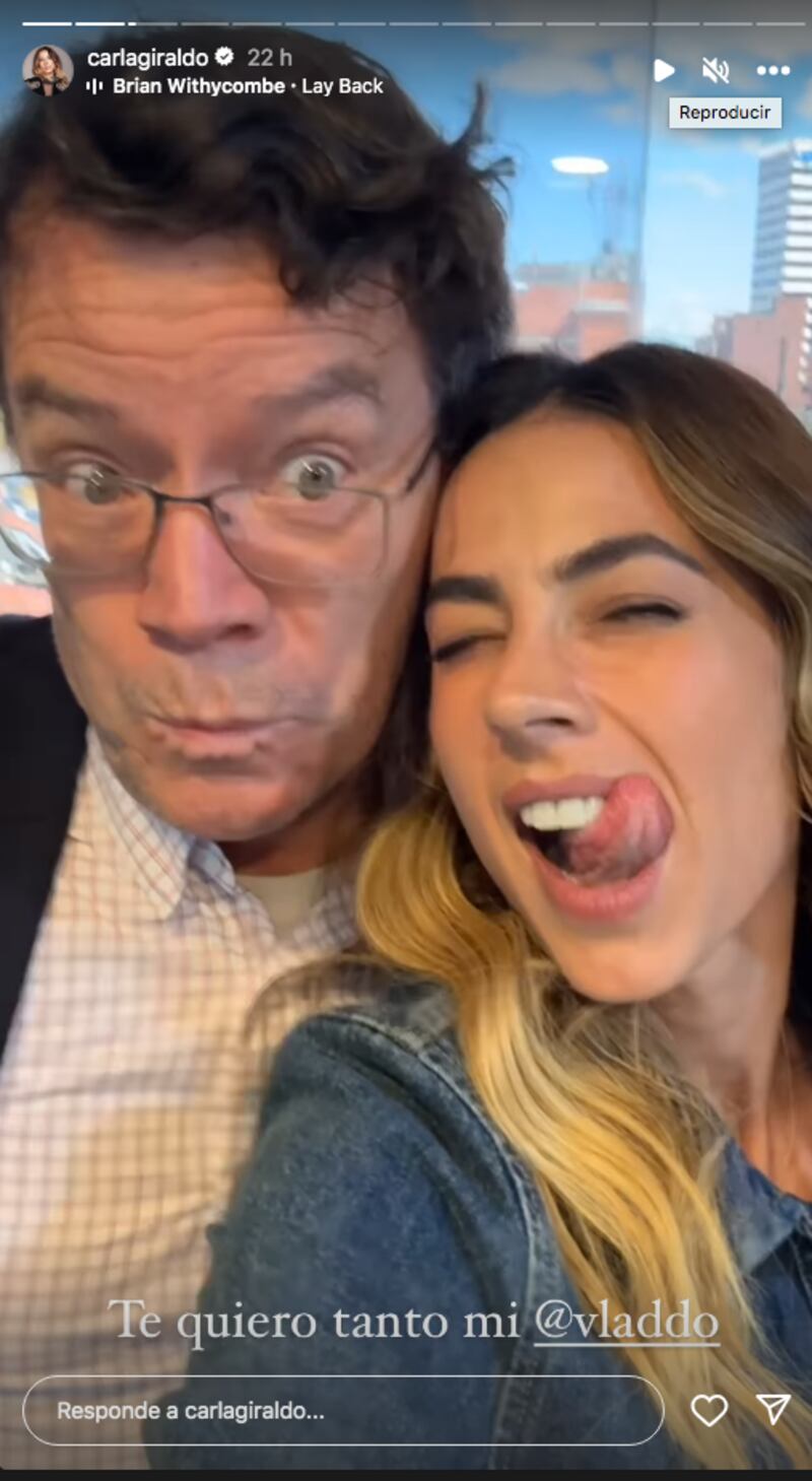 Carla Giraldo resultó ser amiga de reconocido caricaturista colombiano