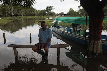 Ciénaga de Ayapel, en Córdoba, zona que hace parte del sistema hídrico de La Mojana, al norte de Colombia.