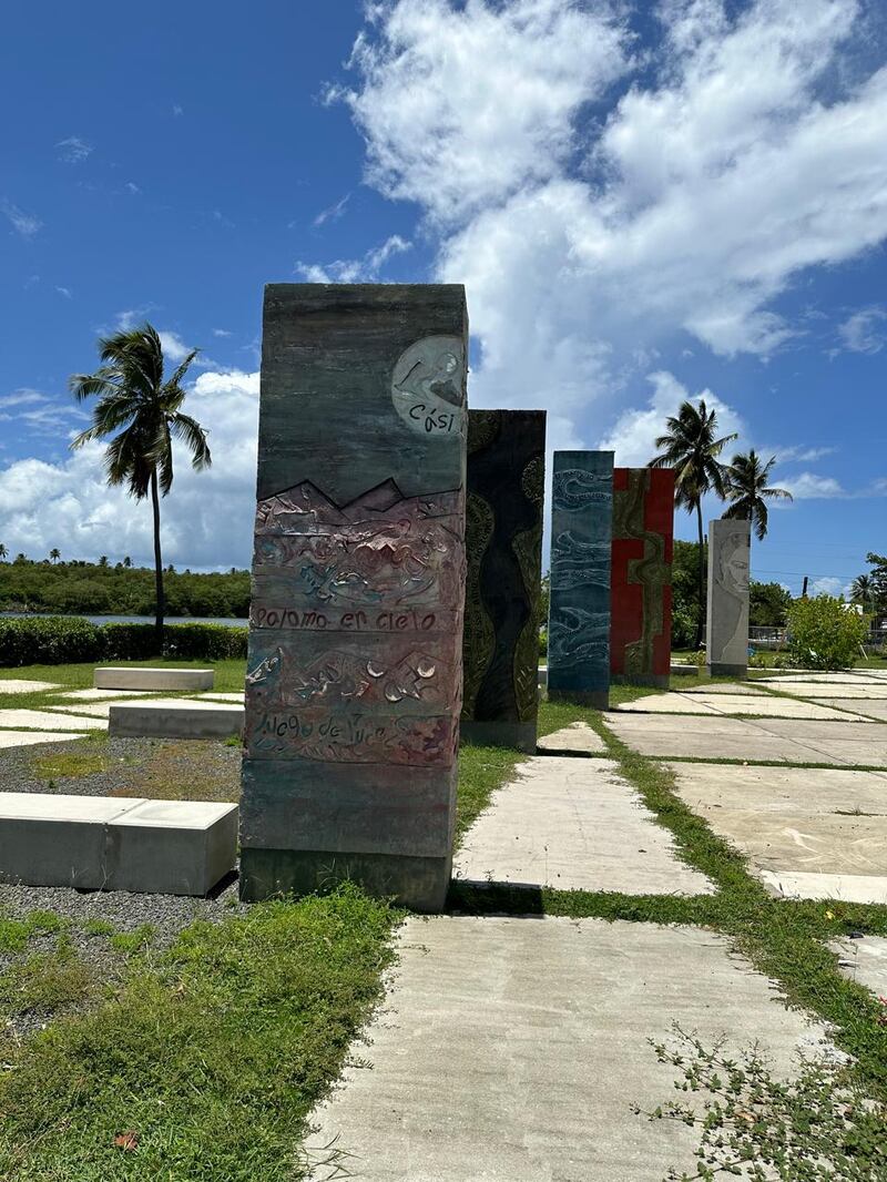 Parque de la poeta Julia Burgos. Loíza, Puerto Rico.