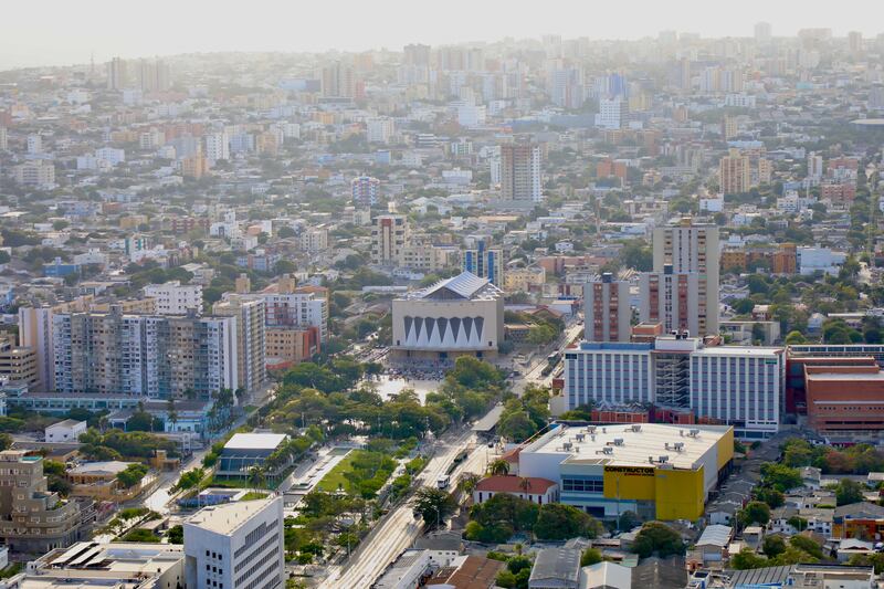 Barranquilla desde las alturas.