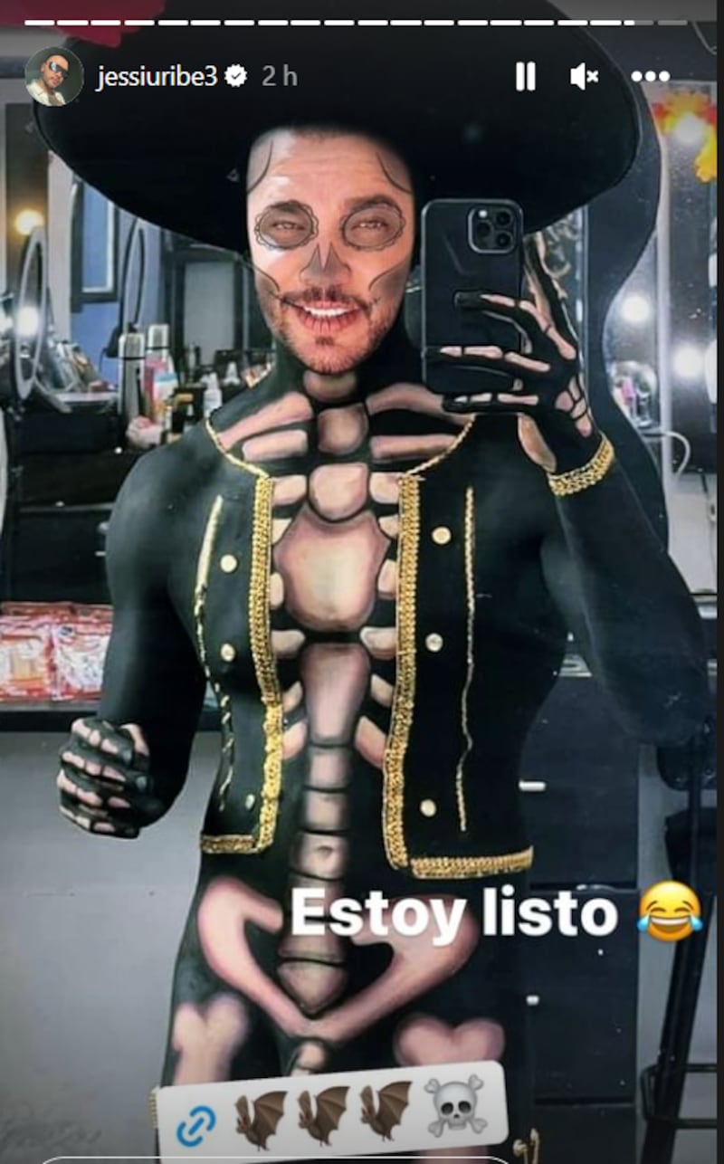 Jessi Uribe puso a tirar baba a sus fanáticas con su disfraz para Halloween
