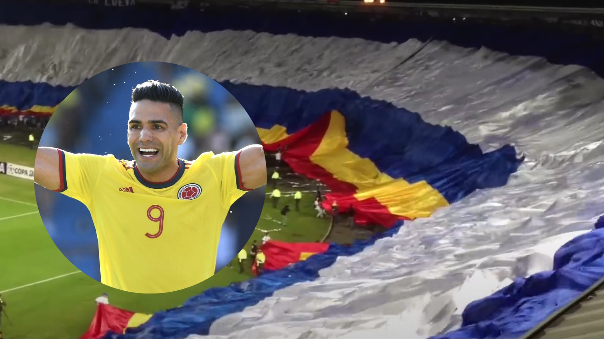 Millonarios desplegará la bandera más grande del mundo en el debut de Falcao en Bogotá