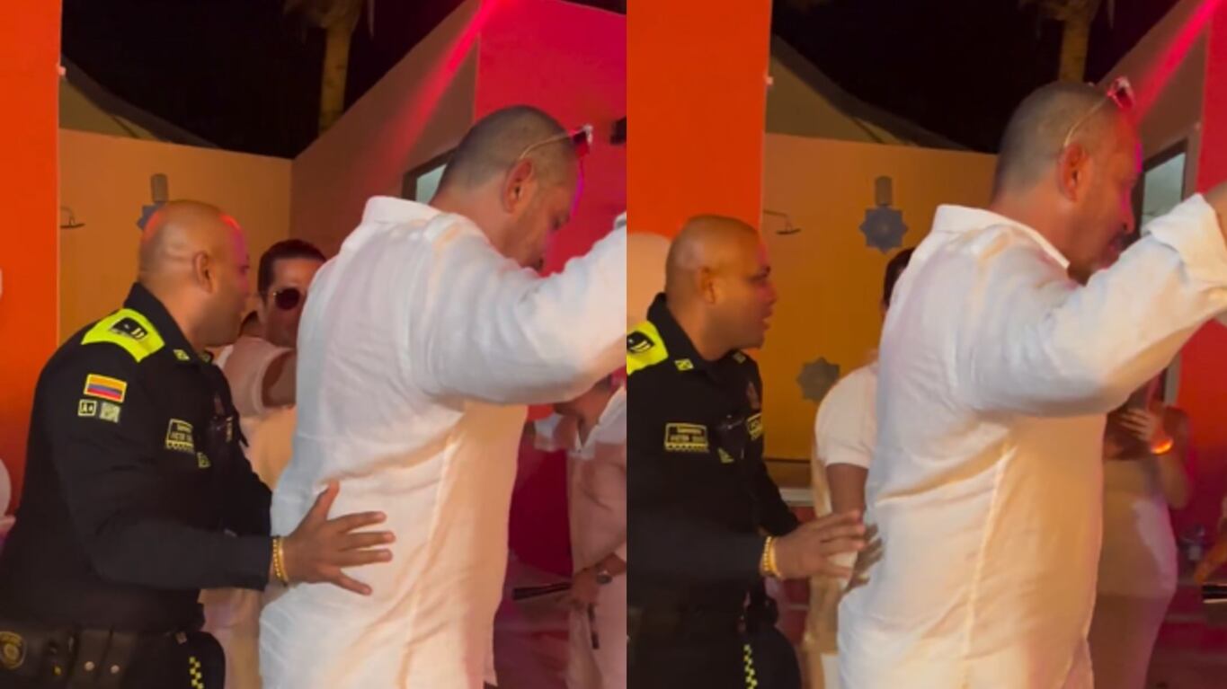 Los actores Gregorio Pernía y Fernando Solórzano estaban en una celebración en San Andrés en la que la policía los requisó.