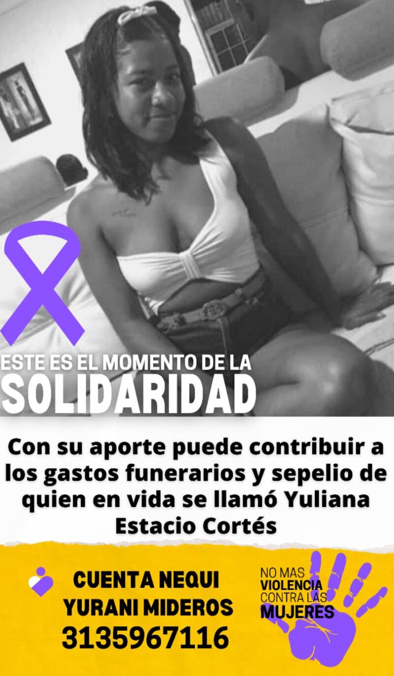 Ayudas a familia de Yuliana Estacio