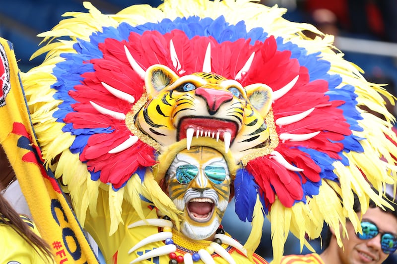 Así está el ambiente en el Metropolitano en el partido de la Selección Colombia contra Argentina.