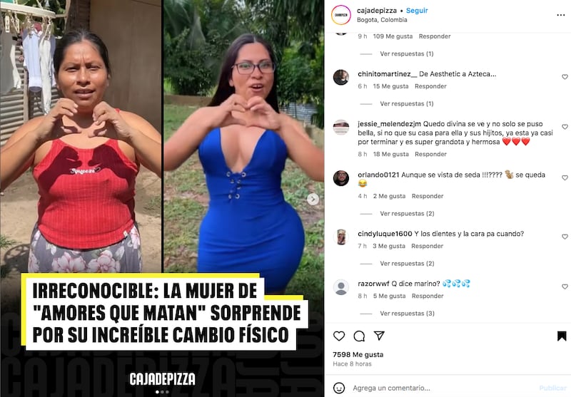 Mujer que se hizo viral con su icónica coreografía de “Amores que matan” apareció con retoques estéticos