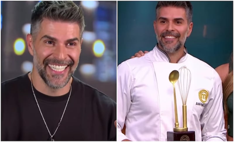 Juan Pablo Llano celebró su clasificación al Top 5 del reality gastronómico de RCN.