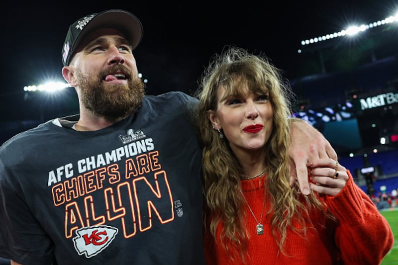 Travis Kelce y Taylor Swift