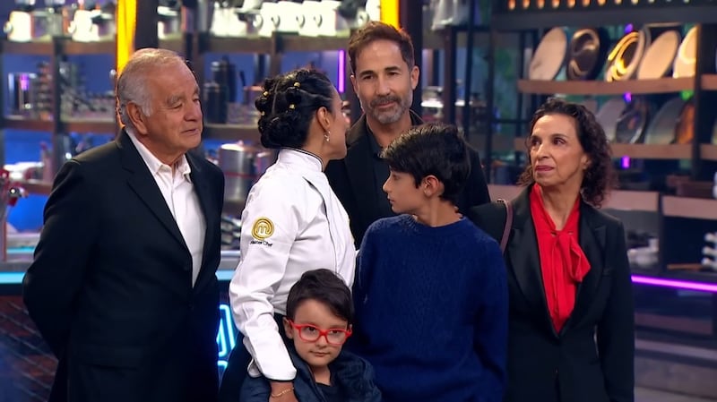 El actor Juan Carlos Vargas estuvo presente en la final de 'MasterChef Celebrity Colombia' para acompañar a Paola Rey con sus hijos.