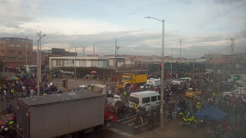 Siniestro vial en Bogotá afecta operación de TransMilenio en Bosa.