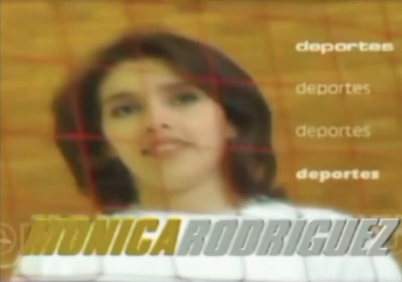 Así se veía Mónica Rodríguez hace 25 años en City Noticias