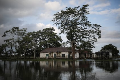 Ciénaga de Ayapel, en Córdoba, zona que hace parte del sistema hídrico de La Mojana, al norte de Colombia.