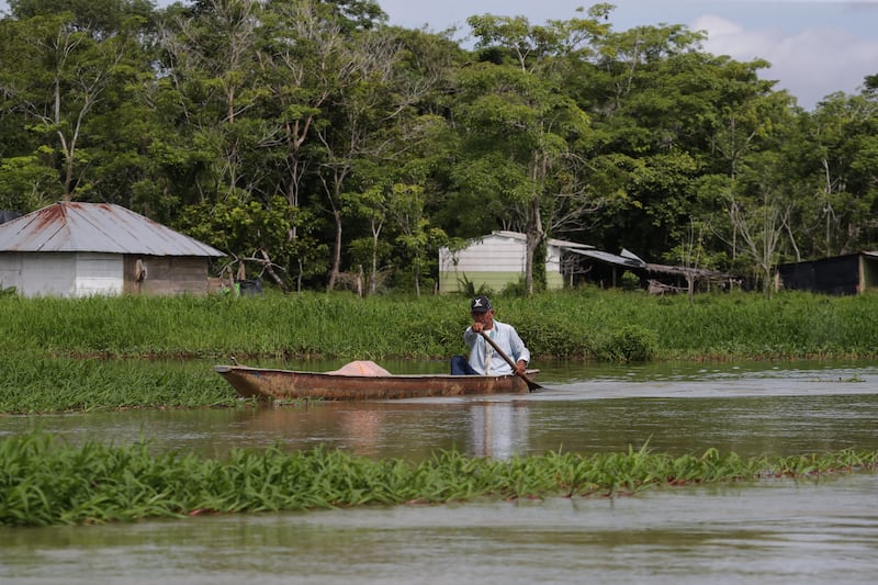 Ciénaga de Ayapel, en Córdoba, zona que hace parte del sistema hídrico de La Mojana, al norte de Colombia.