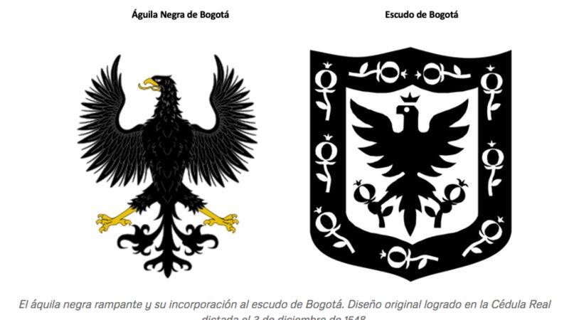 Escudo de Bogotá, la inspiración para el diseño del metro.