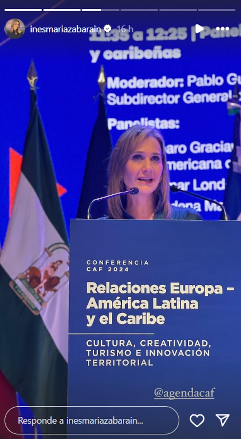 Nuevo trabajo de Inés María Zabaraín en España