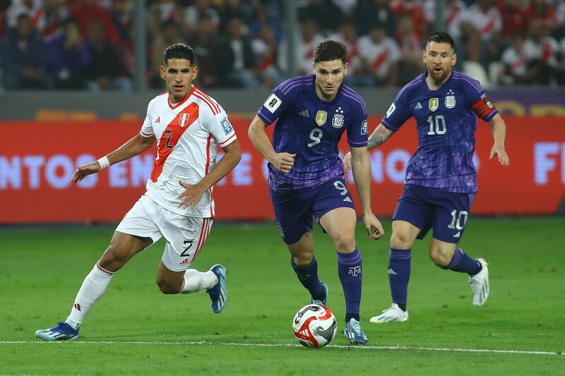 Selección Argentina vs Selección Perú